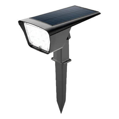 Lámpara Estaca Solar LED 2W IP65 Macroled Exterior Jardín Negro 6500k | Envío gratis