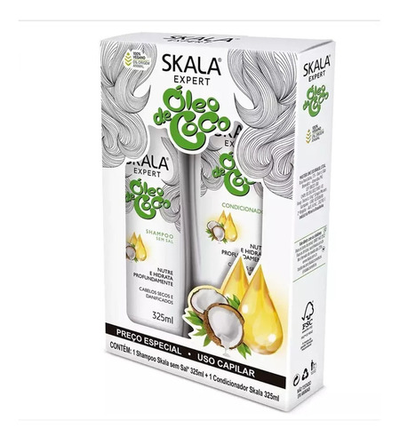 Kit Shampoo + Acondicionador Skala Coco