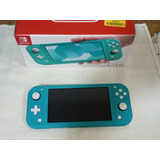 Nintendo Switch Lite 32gb Standard Cor  Azul-turquesa Cor Turquesa