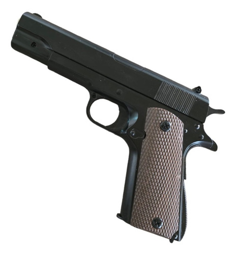 Lanzador Airsoft Colt 1911 Full Metal + 2000 Bbs De Plasti