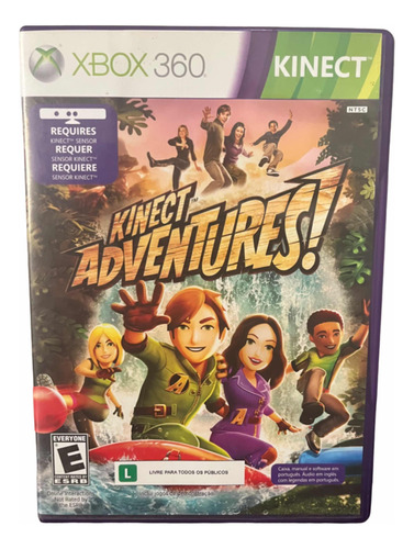 Kinect Adventures Xbox 360 Jogo Original Mídia Física Game