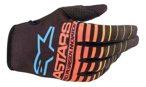      Guantes Motocross Youth & Kids Radar Ngo/ama Fluo/coral