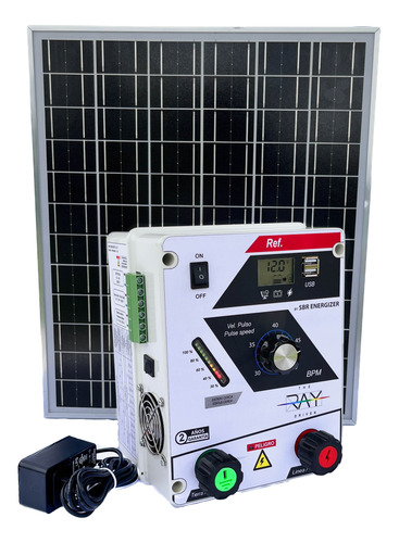Impulsor Cerca Electrica Solar 600 Km + Panel / Bateria 