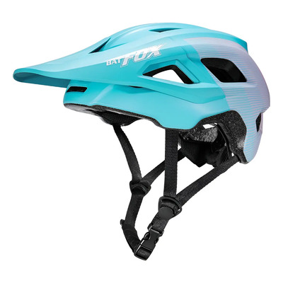 Casco De Bicicleta Mtb Batfox Con Protección Ultraligera Color Light Blue Talla M | Meses sin interés