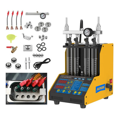 Laboratorio de Inyectores con Limpiador Ultrasónico Autool CT150|Probador para EFI, FSI|12 Funciones de Prueba|Voltaje |Compatible con Autos y Motos|Panel Español | Envío gratis