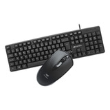 Kit Teclado E Mouse Básico Abnt2 Com Fio Usb C3tech Barato