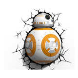 Aplique Mural 3d Bb-8 Light