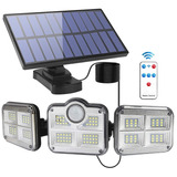 Reflector Led Solar 122 Led Exterior Cobertura 270º 