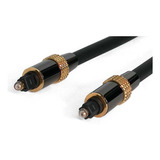 Cable 6m Toslink Optico Audio Digital Spdif Premium Negro  .