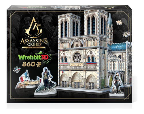 Wrebbit3d - Assassins Creed Unity - Rompecabezas 3d De Notr