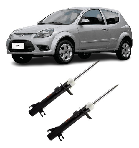 Kit X2 Amortiguador Delantero Ford Ka Año 2008