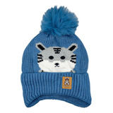 Gorro Invierno Tejido Chiporro Niños Térmico Suave Infantil