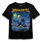 Camiseta Megadeth Rust In Peace -  Oficial Consulado Do Rock