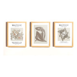 Cuadros Eclecticos Boho Matisse Neutral Set X 3