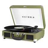 Victrola Vintage 3-speed Bluetooth Portable Suitcase Reco Ac