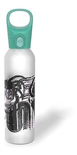 Pyrex - Botella De Agua De Vidrio Que Cambia De Color Con Re