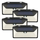 Solar Plus 100 Luces Led Solares De Pared Para Exteriores, P