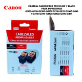 Pack Cabezales Canon Bh-1 Negro Ch-1 Color G1100 G3100 G4100