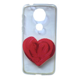 Funda Giant Heart Para Moto E5 Plus