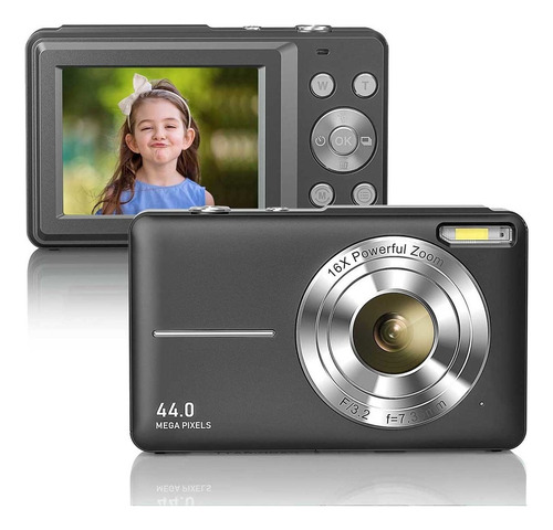 Câmera Digital Full Hd 1080p Câmera Compacta De 44 Mp Lc De
