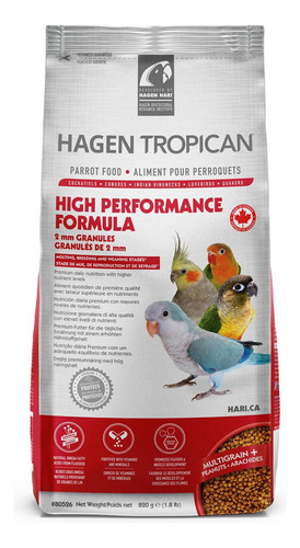 Ração Hagen Hari Tropican Alta Performance Hp2 Calopsita