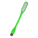 Lámpara De Luz Led Usb Ajustable Con Brazo Flexible Verde