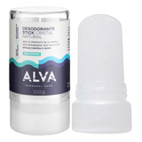 Alva Desodorante Natural Stick Cristal 100% Original 120g