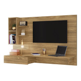 Escrivainha Com Painel De Tv Suspenso Safira Gamer Nature