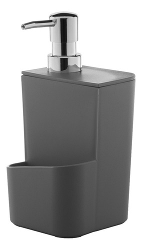 Dispenser Para Detergente Sabonete Líquido 650 Ml Ou Cor Cinza-escuro