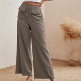 Pantalones De Mujer De Algodón De Gran Tamaño, Pantalones Ca