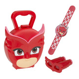 Brinquedo Maleta Pj Masks Pulseira Bate E Enrola Multikids