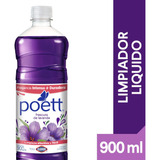 Limpiador De Pisos Desinfectante Poett De Lavanda 900 Ml