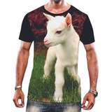 Camiseta Camisa Unissex Animal Cabra Cabrito Bode Fazenda 13