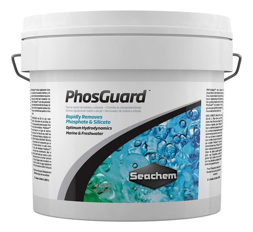 Eliminador De Fosfatos Y Silicatos Seachem Phosguard De 4 Litros