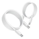 2 Cabos Para Celular Usb-c Compatível Com iPhone Turbo