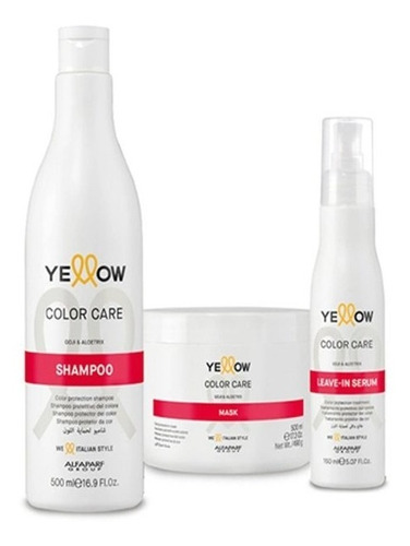 Shampo+mascarilla+leave In Yellow Color Care Alfaparf