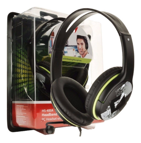 Auriculares C/micrófono Headset Genius Hs-400a
