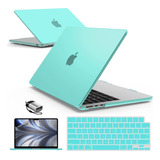 Funda Hard Case Para Macbook Air M2 13 Pulgadas Turquesa