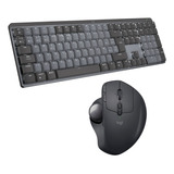 Combo Logitech Teclado Mx Mechanical + Mouse Mx Ergo Negro