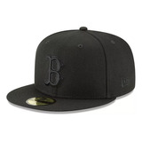 Gorra New Era Boston Red Sox Black On Black 59fifty Cerrada