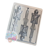 * Molde Paletas Chocolate Halloween #57 Jack Skellington *