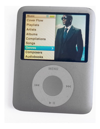 iPod Nano 3 Generación Silver 4gb A1236 Funcionando - Cx