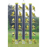 Giant Bird Feeder, Finches Favorite 3 Tube Feeder With Perch