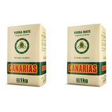 Yerba Canarias Te Verde Y Jengibre 1kg X2