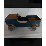 Jeep Infantil Bandeirantes Pedalcar De Lata Antigo