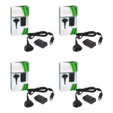 Pack 4 Kit Carga Y Juega Xbox 360, 4800 Mah Cable Y Batería