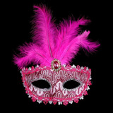 Máscaras Venecianas, Sexy, Accesorios De Halloween, Plumas