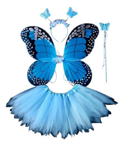 Alas Mariposa Diadema Disfraz Hada Primavera