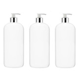 3 Envase Dosificador - Jabón - Shampoo - Botella Pet 1 Litro