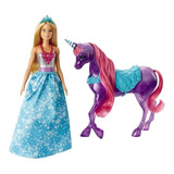 Dreamtopia Barbie Princesa Y Morado Unicornio Regalo Niña